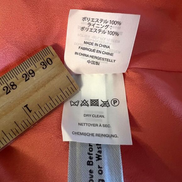 J. Crew Women's Lace Dress Coral Sleeveless Fit & Flare Party Cocktail Dress 2 - Picture 6 of 16